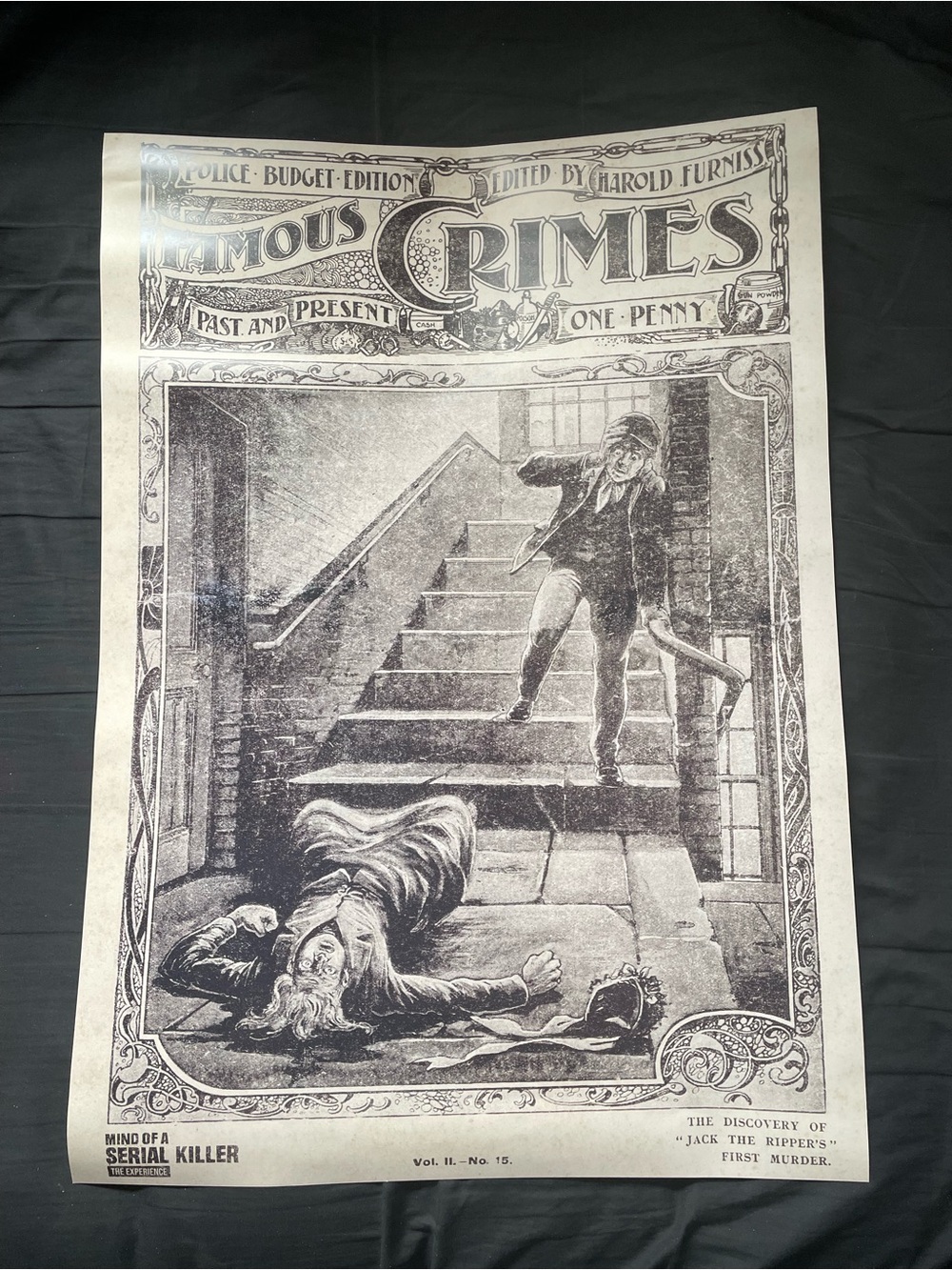 Mind of a Serial Killer: The Experience Famous Crimes Newspaper Poster